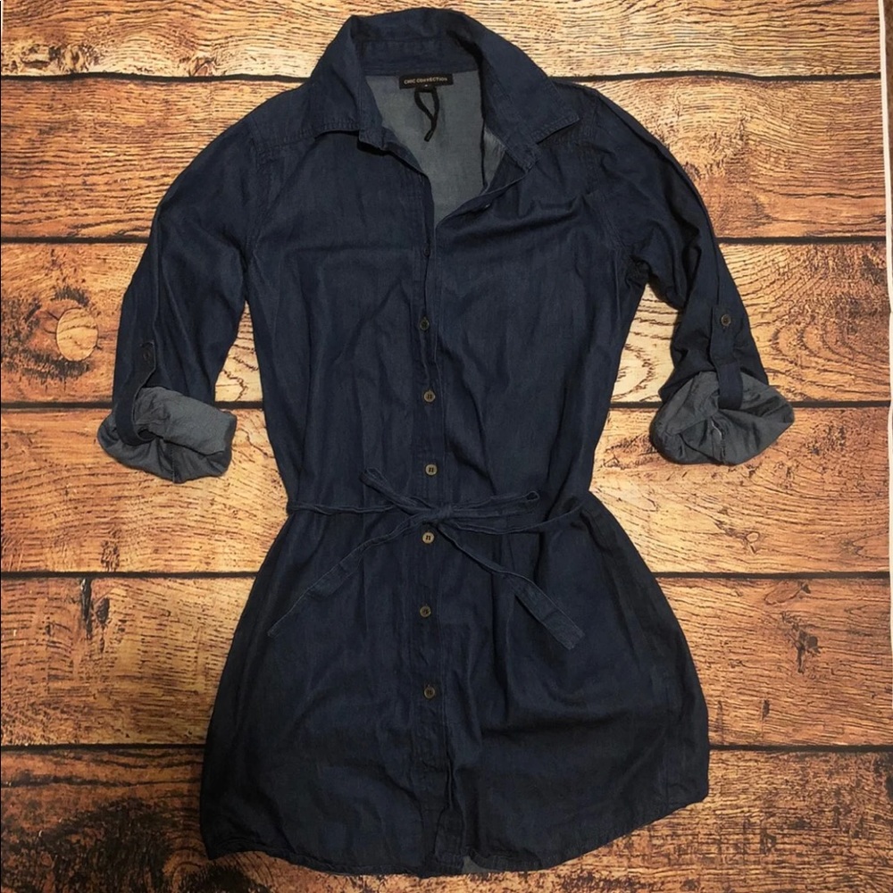 Chic Connection denim dress size small NWOT